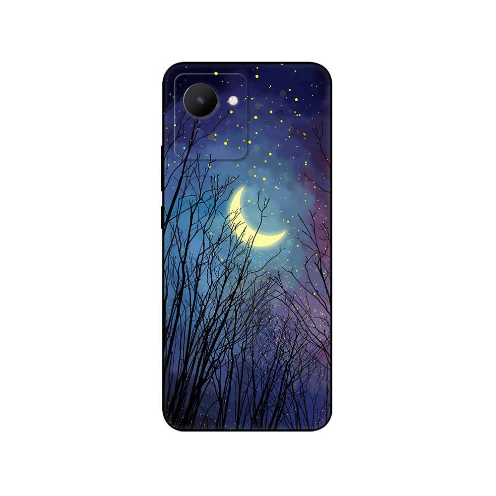 Für Realme C30 Hülle Rückseite für OPPO RealmeC30 4G C 30 Handyhülle Weiche Silikonhülle Schutzstoßfänger Funda Schwarze TPU-Hülle