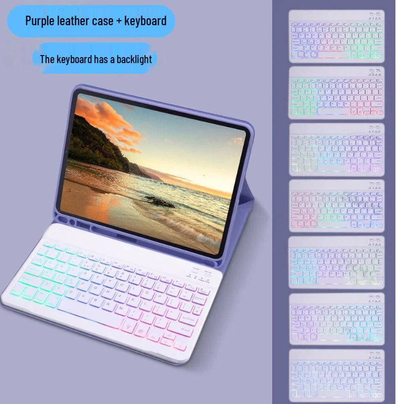 iPad 10th Gen Magnetic Protective Case with Backlit Keyboard & Pen Slot