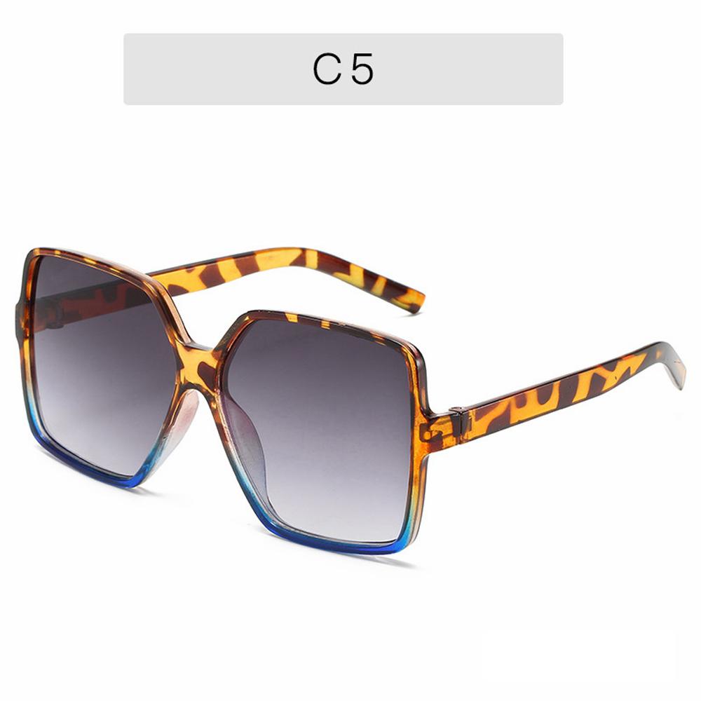 Oversized Sunglasses Women Vintage Large Square Frame Sun Glasses Female Gradient Shade Eyewear Men MIRROR Driving Glasses UV400 SUNGLASSES