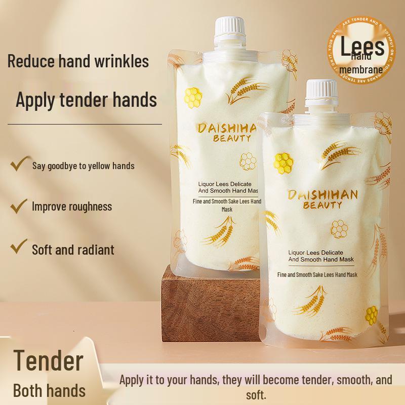Daishihan Rice Wine Lees Hand Mask: Smooth, Brighten & Say Goodbye to Dry Hands