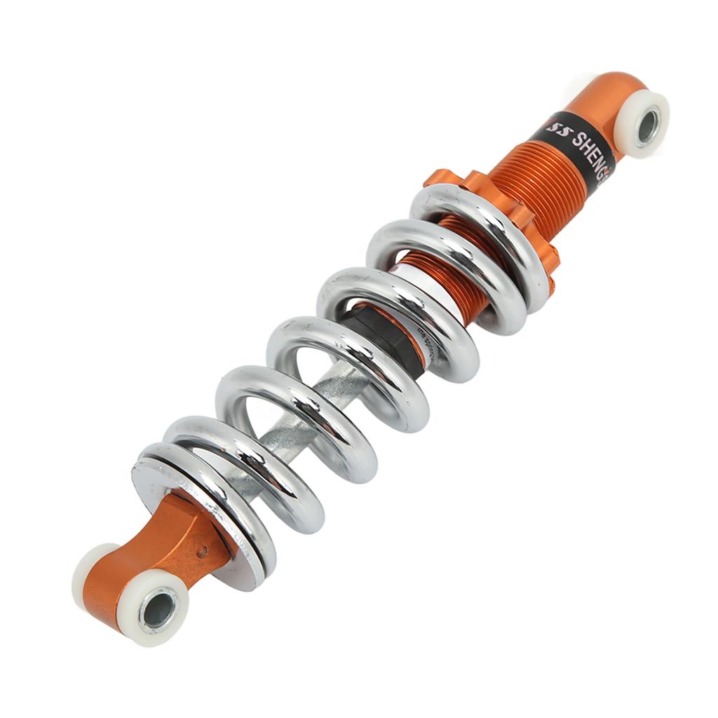 190mm Motorcycle Shock Absorber 1200lbs Loading Orange Universal Adjustable Damper for Scooter Moped
