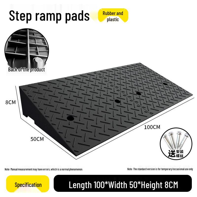 Rubber Curb Ramp for Cars and Household Steps