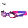 Lunettes de natation pour enfants Cils d'enfants Anti-buée Sans fuite Natation Enfants Lunettes cils Mignon Lunettes pour filles Accessoires de piscine Confortables