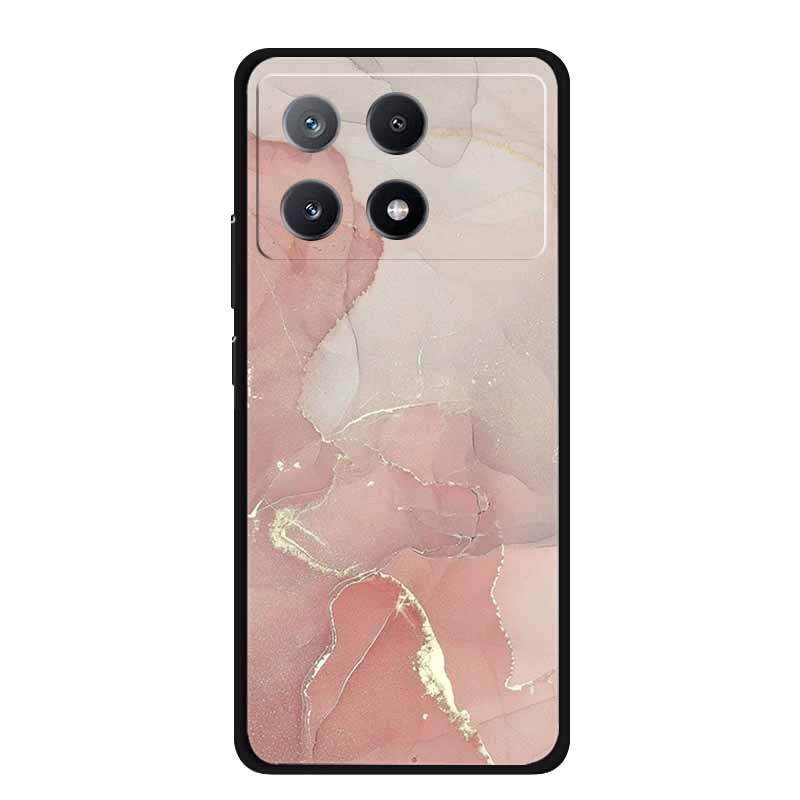Marble Pattern Phone Case for Poco X6 Pro Clear Edge Cover Funda for Xiaomi Poco X 6 Pro Soft Transparent Coque Color Back Shell