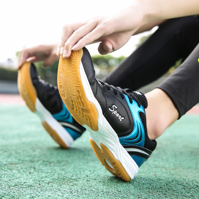 Unisex Microfiber Rubber Soft Bottom Non-Slip Wear-Resistant Tennis Sneakers Feather Training Sneakers