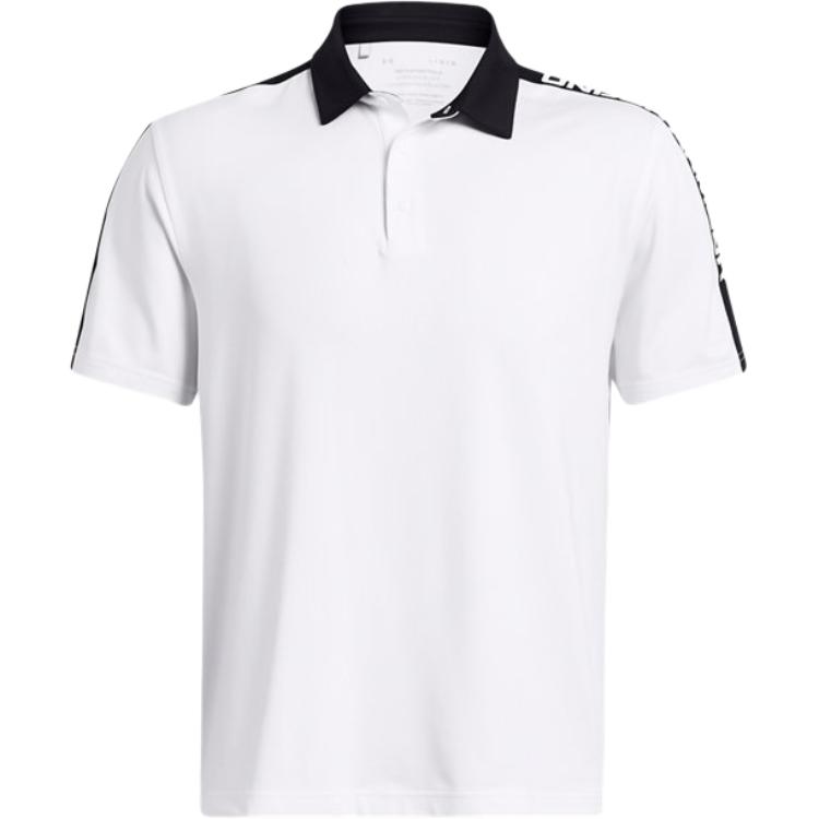 

Under Armour Playoff 3.0 Letter Print Golf Polo с коротким рукавом для мужчин Polo White 1383153-100 L