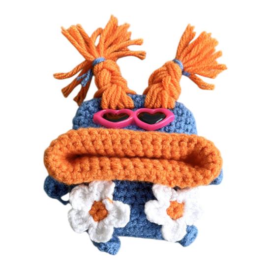 Crochet Cartoon Earbud Case for AirPods 1/2/3/4 for AirPods Pro 1/2/3 Bluetooth-compatible Wireless Earphone Charging Case Cover Headphone Protective