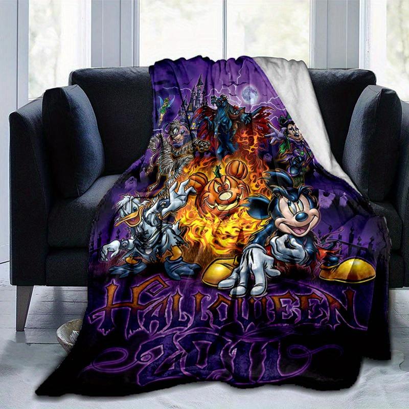 1pc, Spooky Halloween Magic Home Decor Blanket, Flannel Throw for Your Couch, Perfect Gift Idea, Ideal for Bedroom, Living Room