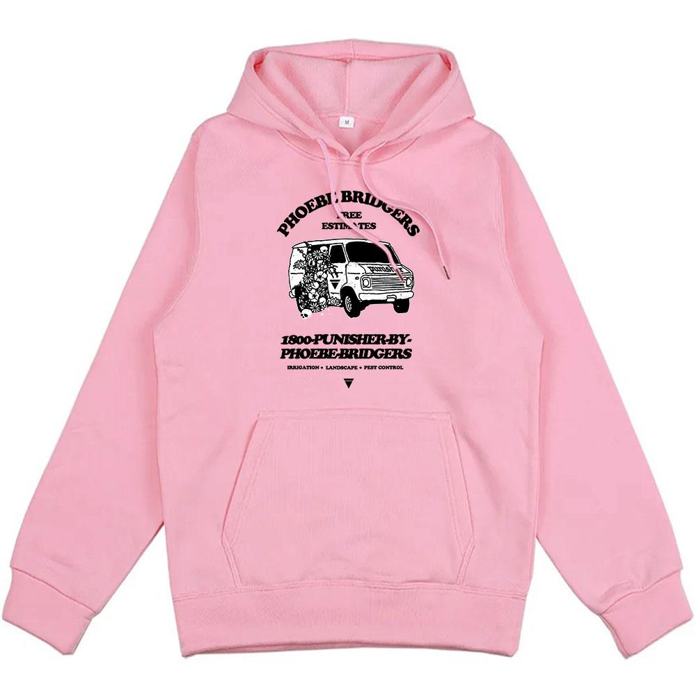 Hoodies Punisher Phoebe Bridgers Printing Sweatshirts Ropa Hombre Sudaderas Streetwear Hip Hop Unisex Clothes