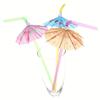 20/50pcs Umbrella Drinking Straw Tropical Style for Drink Juice Summer Hawaiian Party Supplies Birthday Party Decor JXB