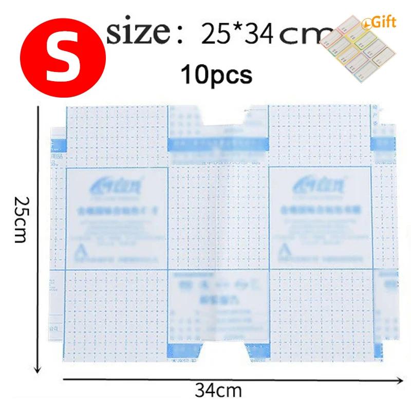 10Pcs Self Adhesive Waterproof Book Cover with Name Sticker Transparent Self-Adhesive Anti-scratch Book Cover Notebook Protector