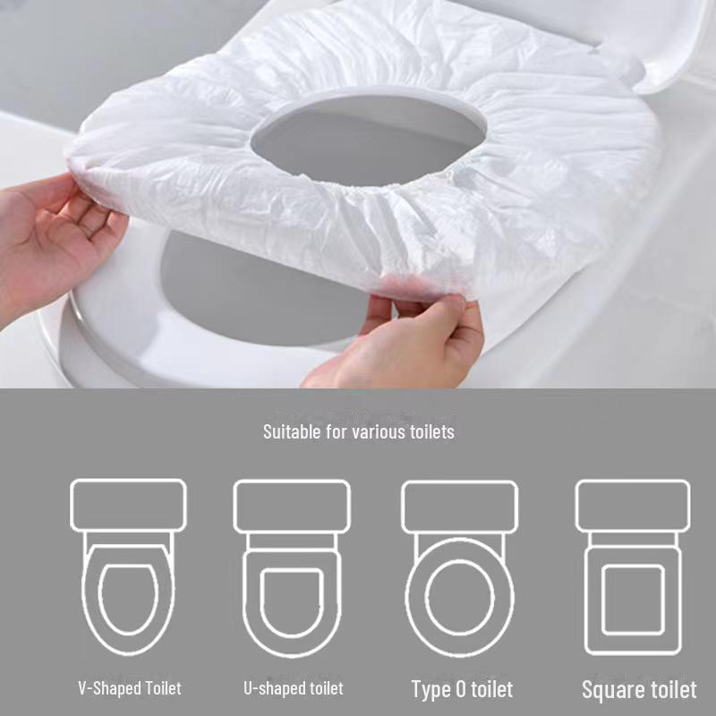 Xishidun Thick Disposable Non-Woven Toilet Seat Cover - Portable Four Seasons Travel Mat