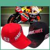 Marc Marquez 93 Pasirašyta siuvinėta beisbolo kepuraitė motociklų entuziastams