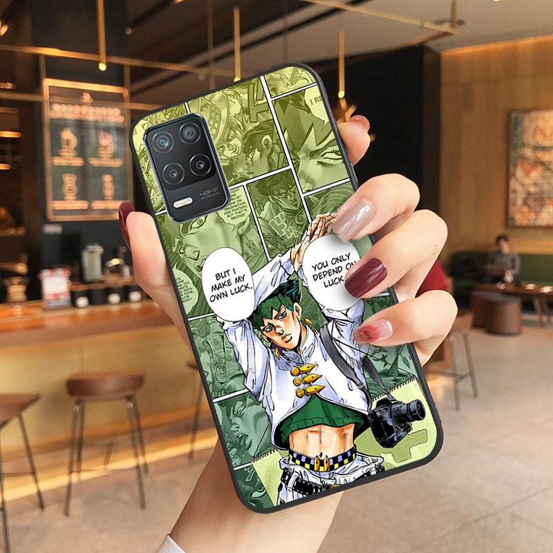 JoJo Bizarre Adventure Phone Case for OPPO Realme GT 2 Pro X2 Pro XT C25S 8 7 6 Pro 6i GT Master C3 C21 C21Y C11 X3 SuperZoom