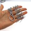 14" Hanging Basket Black/Silver Hanging Chain Replacement Plant Hangers 4 Strand Replacement Chains