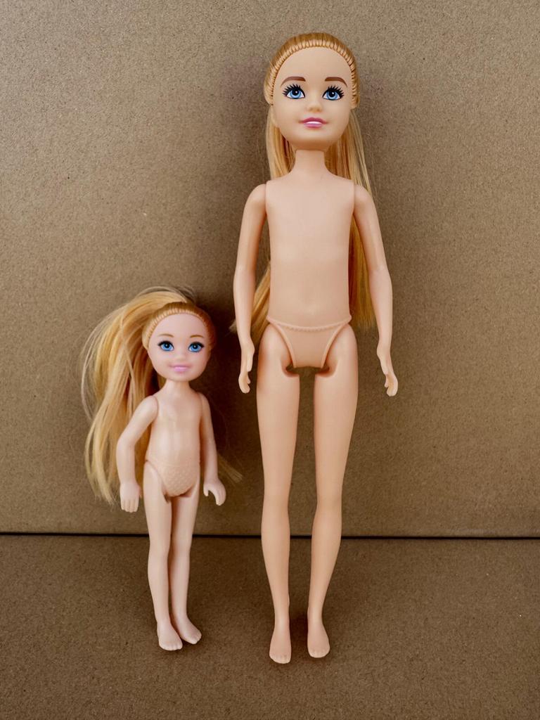 13cm Mini Kelly 5-Zoll Kleine Jungen Mädchen Teenager Schwestern Brüder Dunkle Normale Haut Nackter Körper Reborn Bjd 1/12 Spielzeug für Kinder