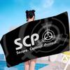 Popular Foundation Scp F-Foundation Game Anime Beach Swimming Towel Soft Absorbent Washcloth Children's Gifts For Kids Travel