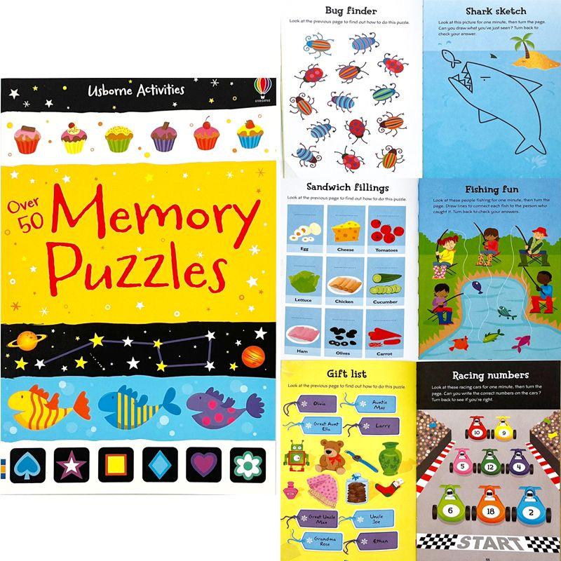 

Kids Educational Toys 3 to 6 Years Old Game Concentration Training Attention Brain Thinking Training Toys Kindergarten Memory puzzle more than 100 pages