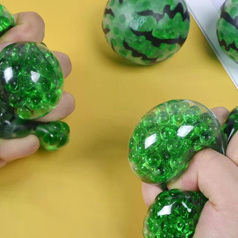 Simulační melounové korálky Mačkací hračka Kreativní ovoce Dekompresní hračky Roztomilé měkké Squishies hračky Neotřelé dárky