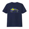 T Shirt for Saab 9 3 Aero Fans Turbo 3x 1 8t 2 0 V6 Classic Swedish Sportscar Print vintage Washed Slightly streetwear