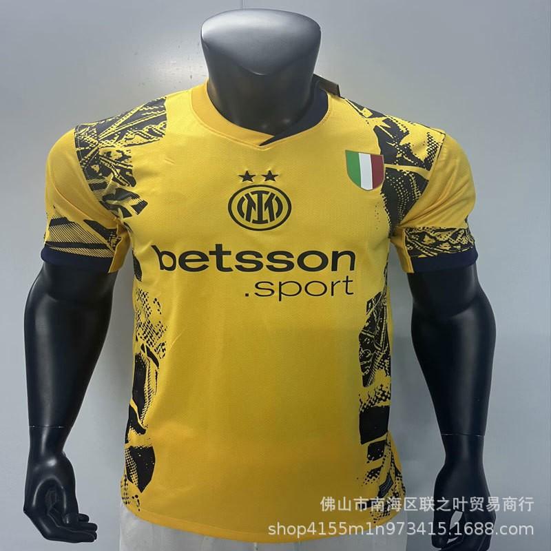 Inter Milán 2024-25 Tréninkový dres Pánský Lautaro 10 Fanouškovská verze Domácí Venkovní Třetí sada Dres na fotbal z bambusového vlákna