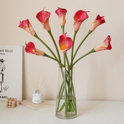 Fake Flower Realistic Dining Table Decor Atmosphere Props Creative Crimping Calla Home Ornament