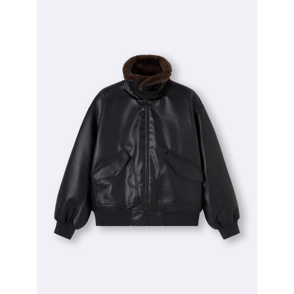 Gu By Uniqlo Padded Flight Jacket Warm