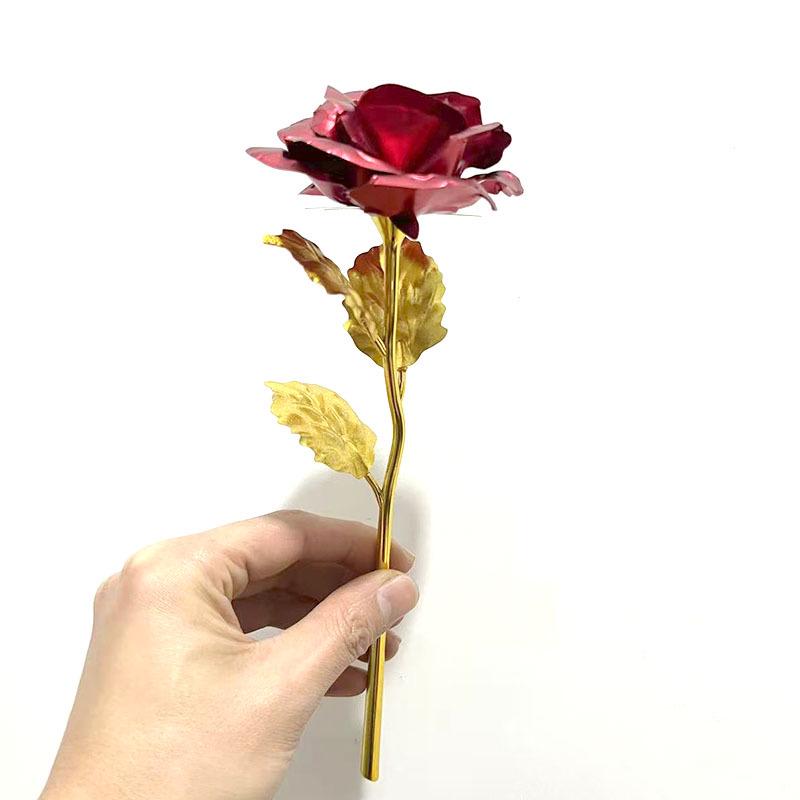 

Iridescent Gold Foil Rose – Perfect Women s Day or Valentine s Day Gift