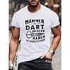 European Sizes Fun German Men's Short Sleeve T-shirt Summer T-shirt Top