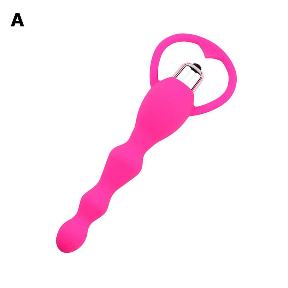 Anal Vibrator Sex Toy for Women Anal Beads Vibrators Gay Prostate Massage Smooth Butt Soft Silicone Plug Silicone Adult Products