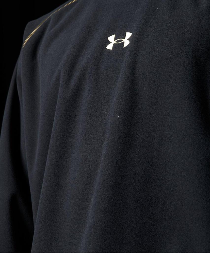 UA 3-LAG PULLOVER FLEECE Schwarz Gold MD [Under Armour]