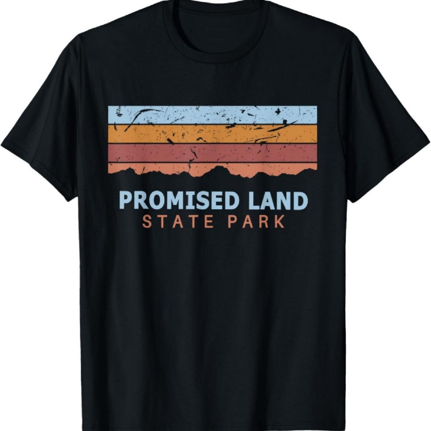 Promised Land State Park Pennsylvania Retro Cool T-Shirt XXXXXL чёрный