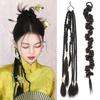 Band Hair Ring Retro Hairpieces Boxing Braids Wig Synthetic Braided Ponytail Long Braiding Braid
