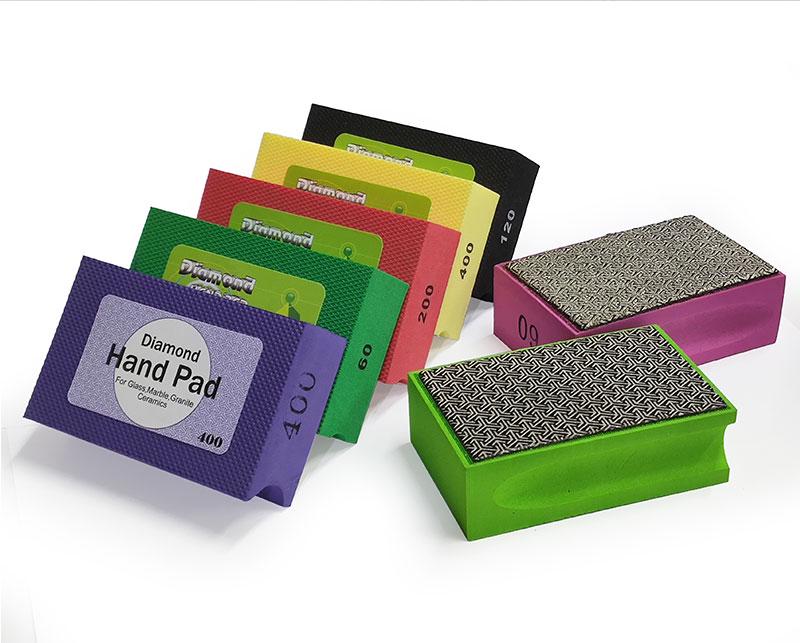 Hand-Polished Diamond Edge Trimming Pad for Tile, Stone, Glass, and Metal