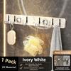 Punch-Free Folding Suction Cup Hook Detachable Sundries Storage Hook  Laundry Room