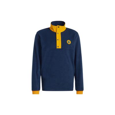 Originals Trefoil Fleece Bestickt Stehkragen Sweatshirt Herren Oberteile Blau II8482