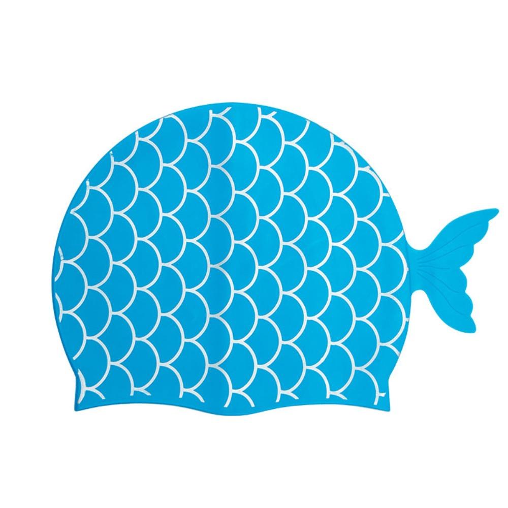 Mermaid Tail Children Swimming Cap Waterproof Swim Pool Hat Girls Swim Hat  Kids