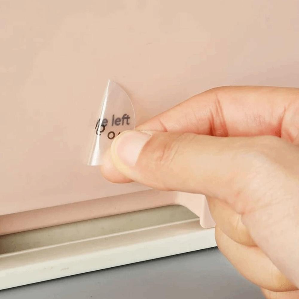 230Pcs DIY Blank Label Sticker Square/Round Name Tag Sticker Self-Adhesive Label Stationery