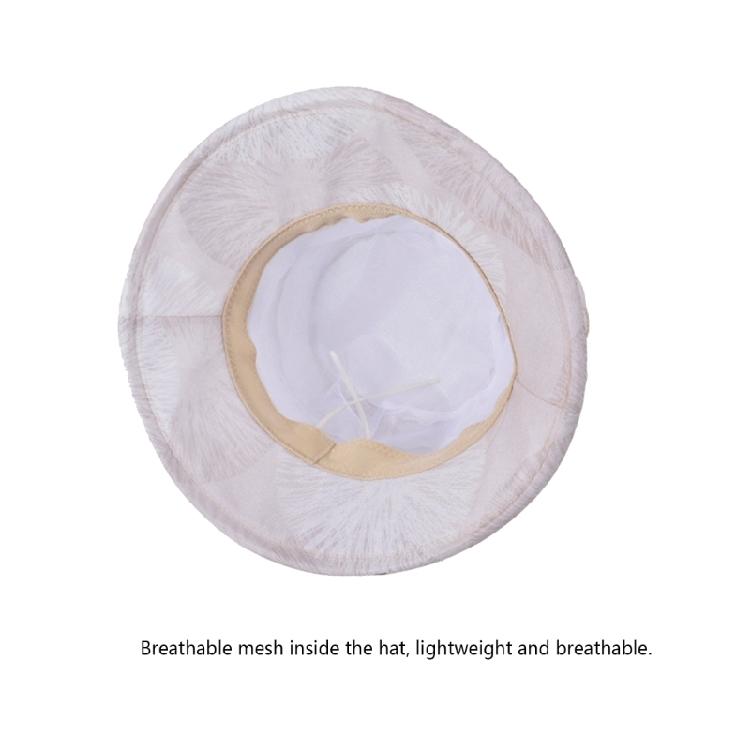 Women's Breathable Sun Hat with Delicate Flower Decoration Foldable and Convenient for Everyday Wear and Travel