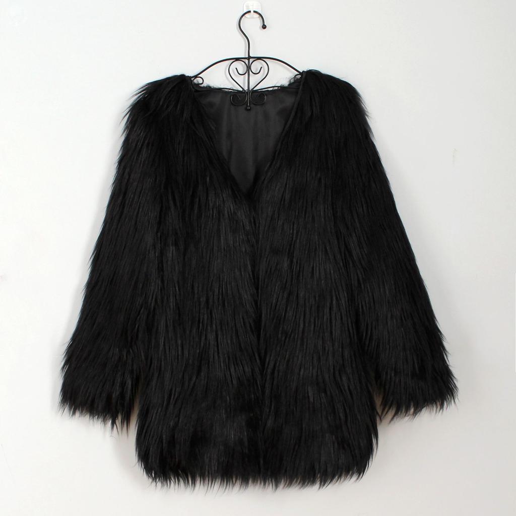 00 Ms. Cheng Juan's casual autumn and winter new product imitation fur top jacket women