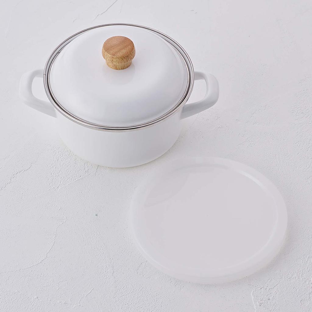 Fuji Enamel Mini Series (15cm Casserole, White)