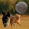 Bite Resistant Smart Dog Toy Ball Wear Resistant USB Rechargeable Dog Bouncing Ball with Light Durable Automatic Moving Ball Toy