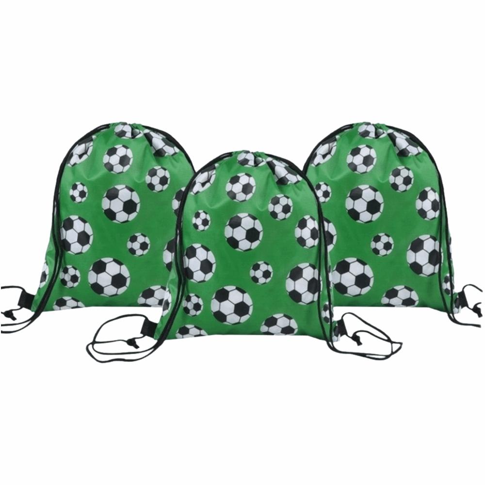 3pcs/set Digital Full-Print Drawstring Bag Polyester Material Double Shoulder Bag  Shopping