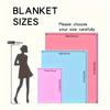 Bestie Appreciation Flannel Throw Blanket - Contemporary Pink Friendship and Occasion Themed Print, All-Season Comfort Knit