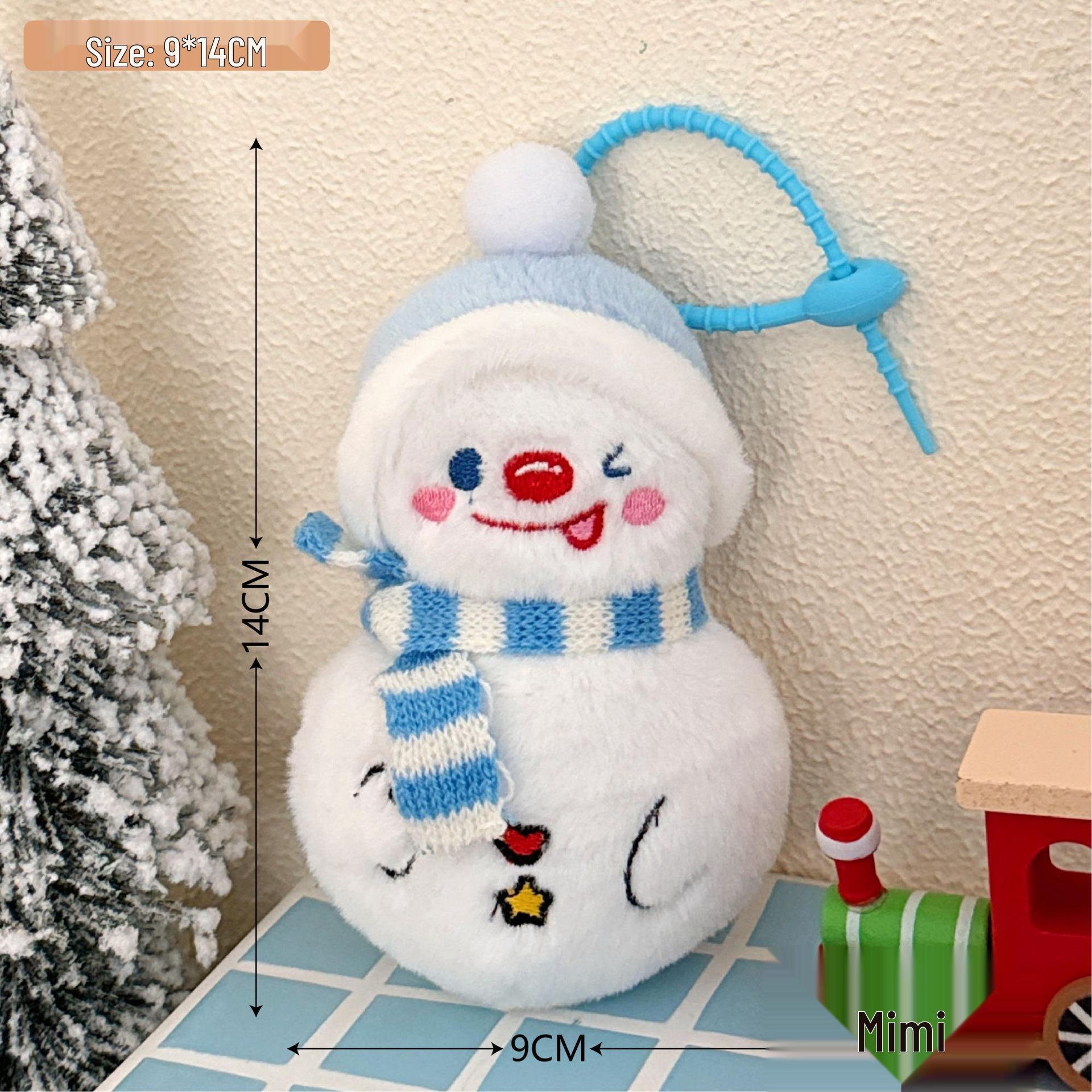 

Зимовий Плюшевий Сніговик Брелок-Прикраса