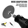 13/32/60Pcs Mini Circular Saw Blade Set Sanding Grinding Wheel Cutting Disc for Dremel Accessories Metal Cutting Rotary Tools
