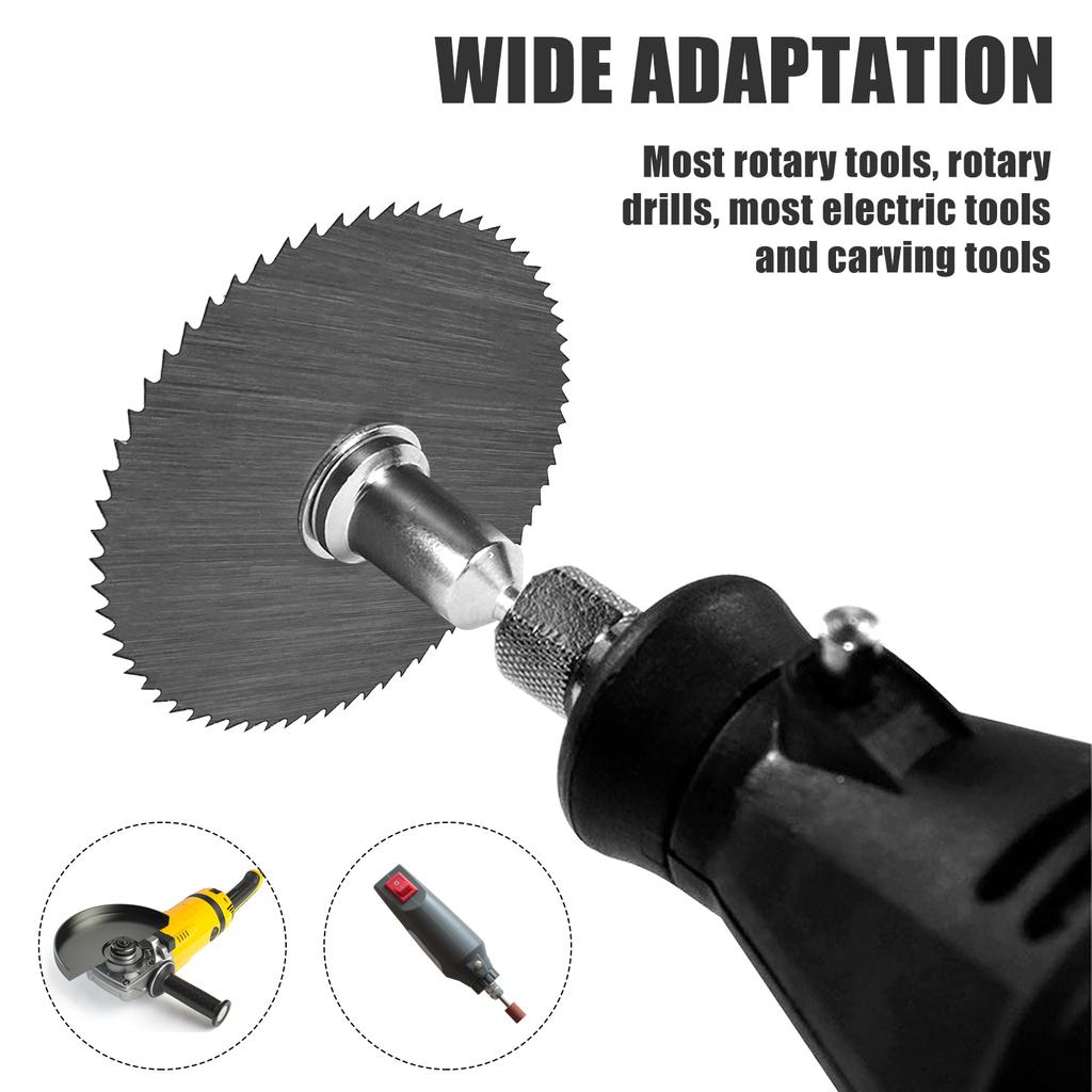 13/32/60Pcs Mini Circular Saw Blade Set Sanding Grinding Wheel Cutting Disc for Dremel Accessories Metal Cutting Rotary Tools