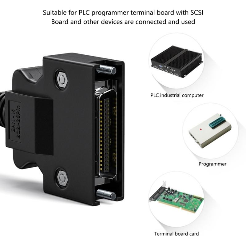 PVC SCSI CN36P Interfaces Data Cable Double Shielding 28AWG SCSI Servo Data Line for Scanner