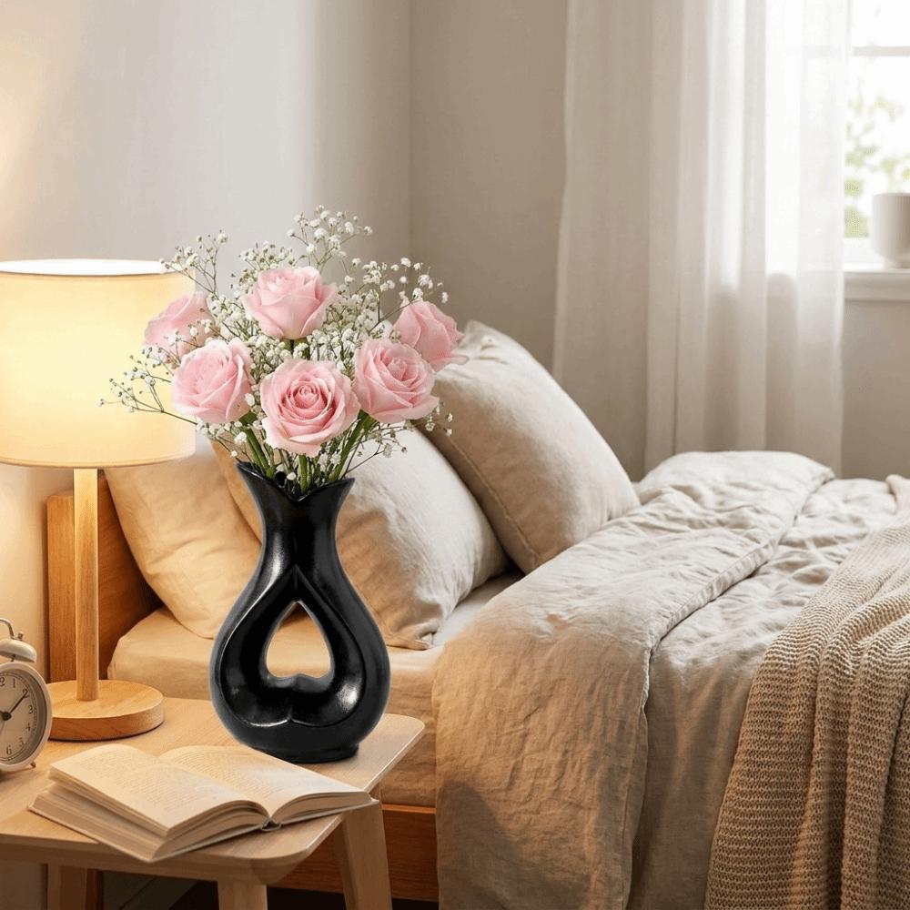 Handmade Decorative Vase Irregular Shape Table Vase Simple Flower Arrangement Ornament  Office
