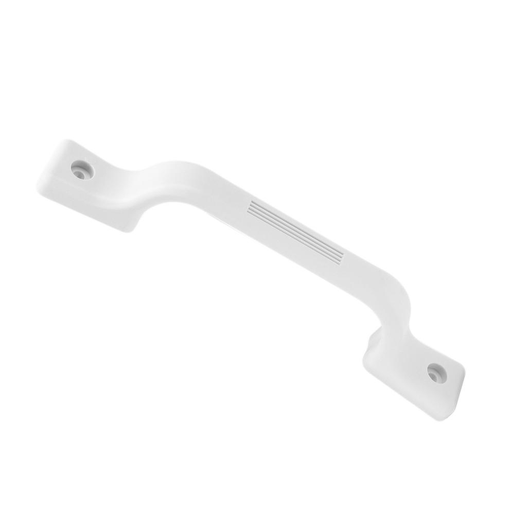 9.25in Plastic Grab Handle Entry Door Assist Bar White for RV Trailer Camper Motor Home Yacht